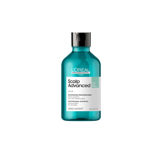 LOREAL - SCALP ADVANCE  Shampu de limpieza profunda para cabello graso